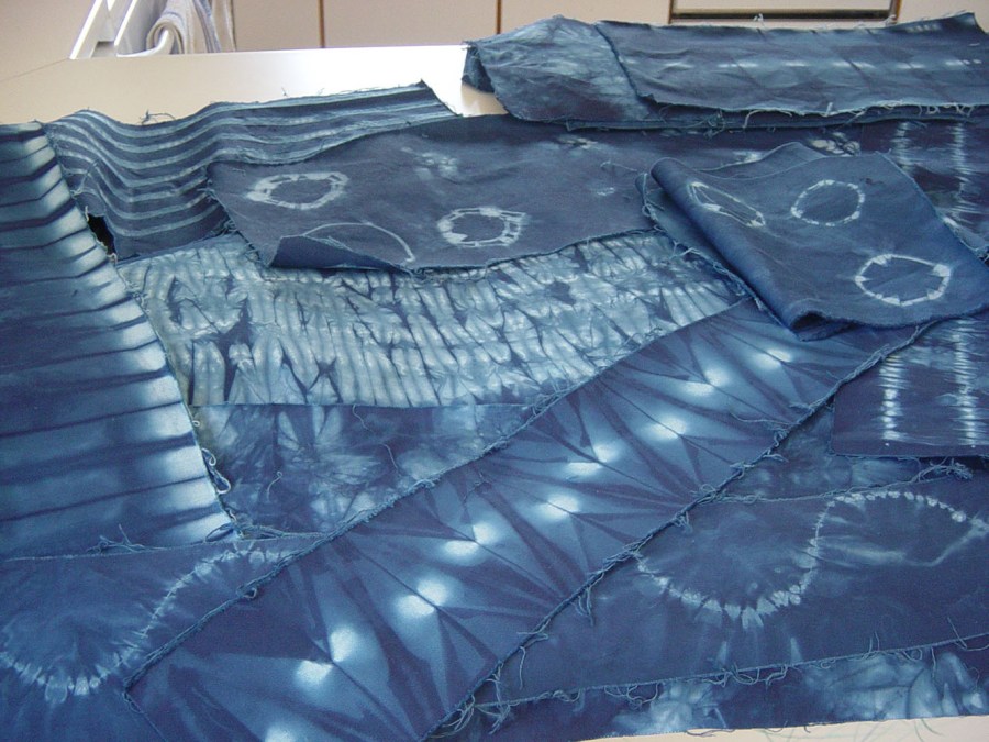 teinture indigo textile